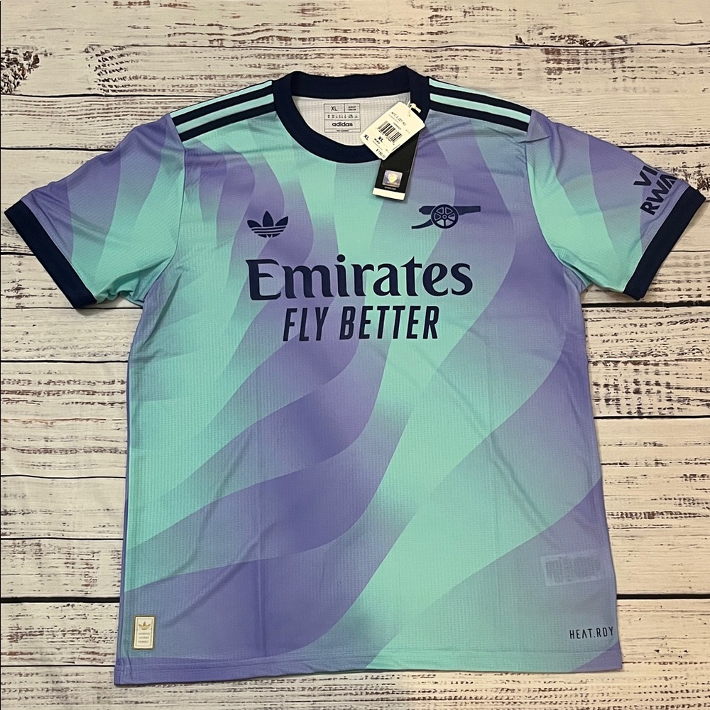 Adidas Arsenal 24/25 Third Authentic UK Premier Soccer Jersey/ Men’s XL